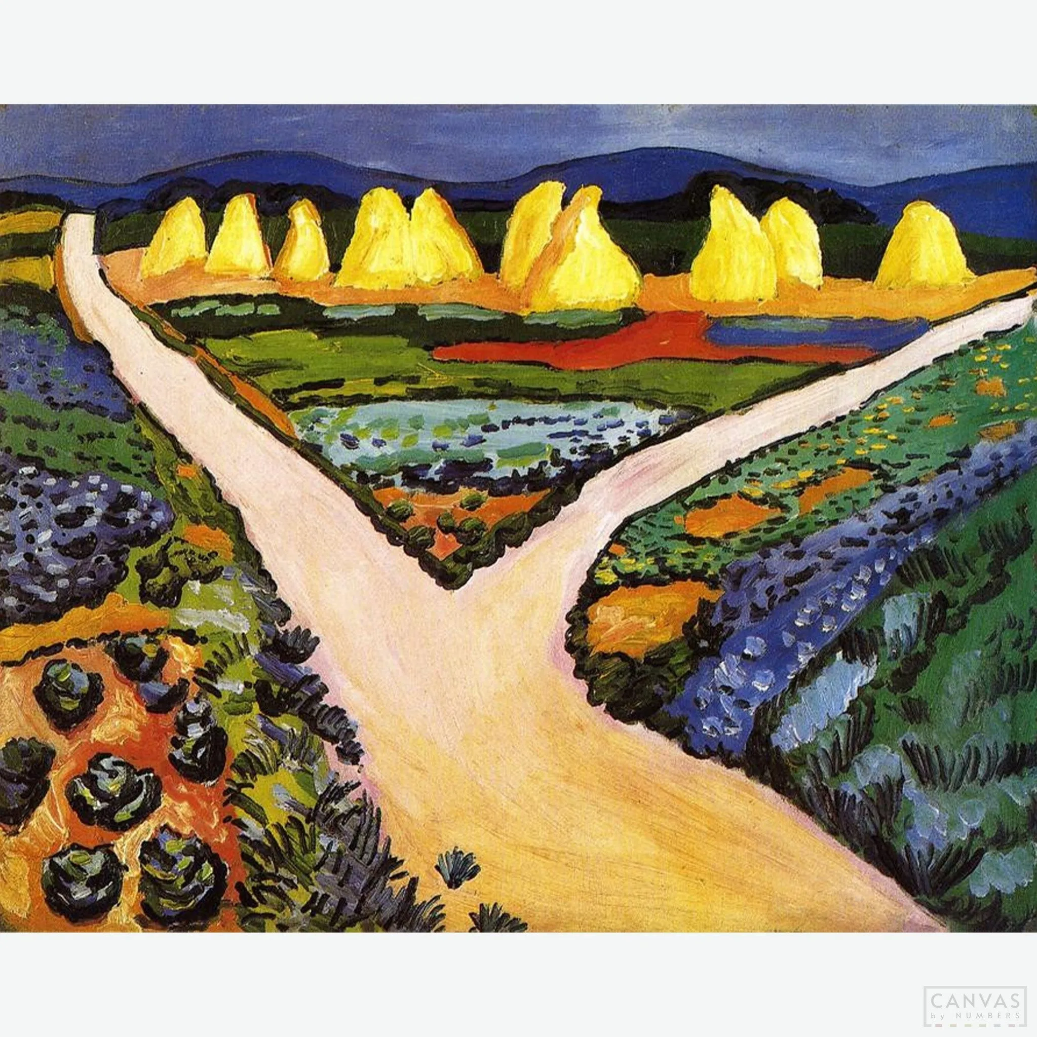 Vegetable Fields - 1911 - Diamond Painting