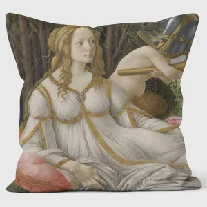 Venus and Mars - Sandro Botticelli - National Gallery Cushion