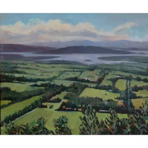 View from Mount Philo -Oil Painting 24x30