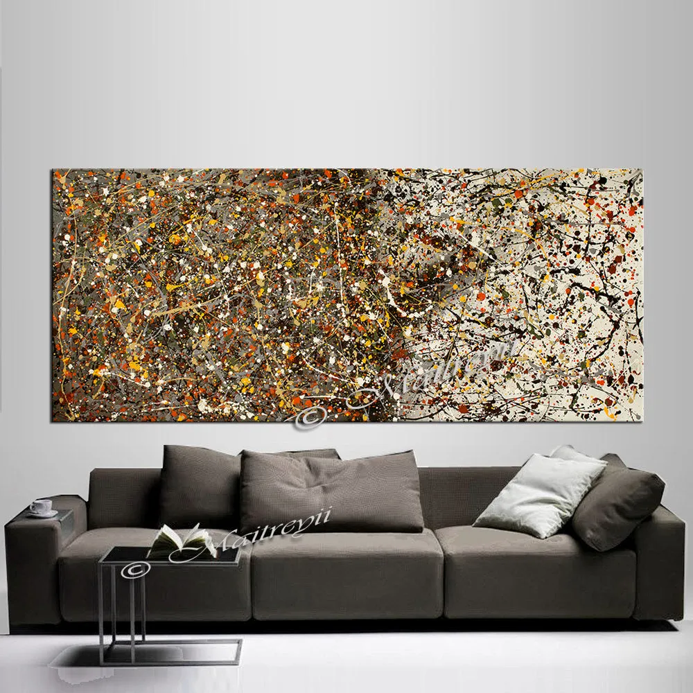 Wall art Paintings | Jackson Pollock | LargeModernArt | Worldwide Shipping - Vintage Beauty 114