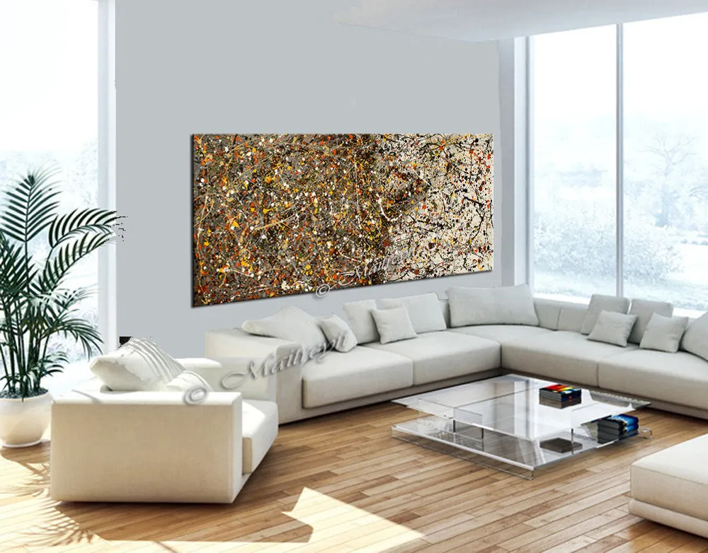 Wall art Paintings | Jackson Pollock | LargeModernArt | Worldwide Shipping - Vintage Beauty 114