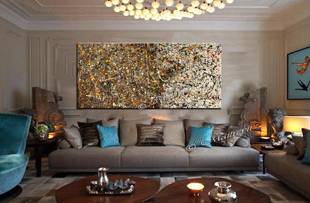 Wall art Paintings | Jackson Pollock | LargeModernArt | Worldwide Shipping - Vintage Beauty 114