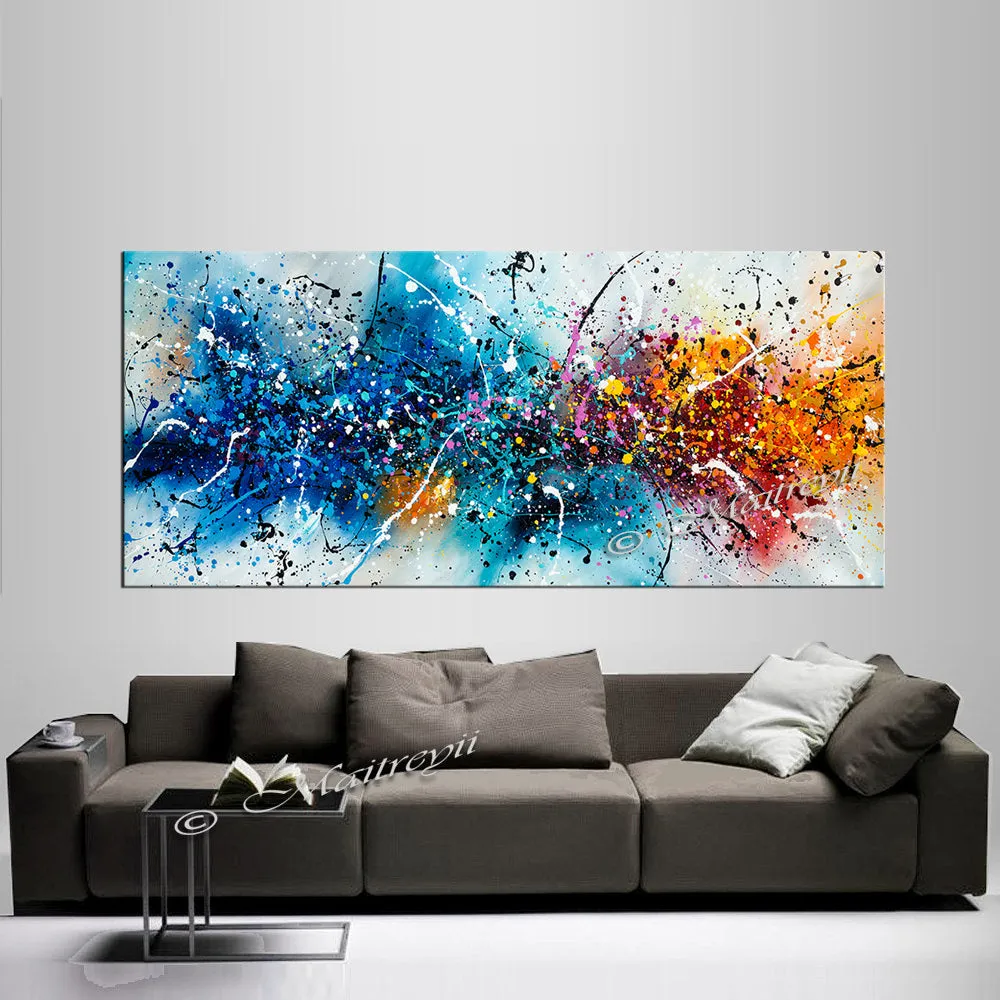 Where to buy Jackson Pollock Style Painting - Large Modern Art - Vintage Beauty 149