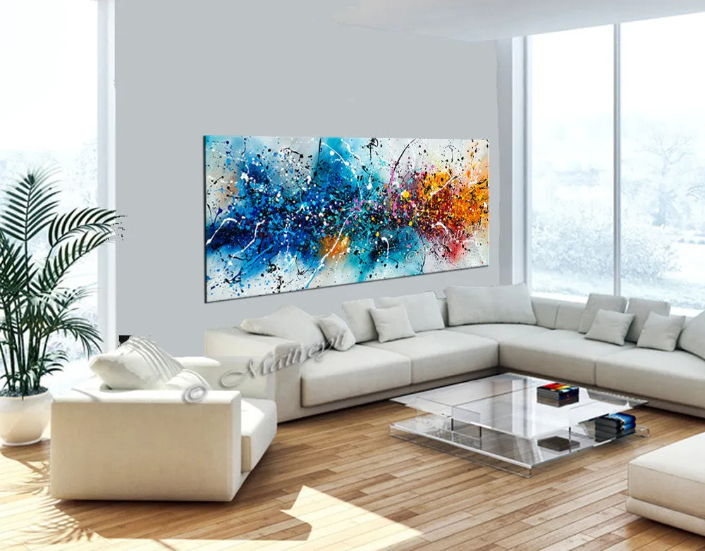 Where to buy Jackson Pollock Style Painting - Large Modern Art - Vintage Beauty 149